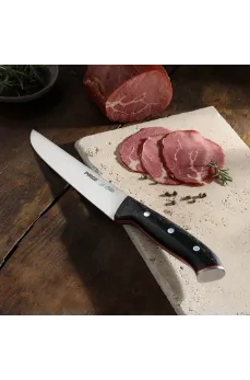 Pirge 32103 Elite Kurban, Kasap Bıçağı 19 cm - Kahverengi Perçinli Kompozit Sap