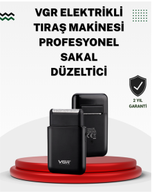 Pistonlu ve Örgülü Ağ Başlıklı Kart Tipi Traş Makinesi – Hafif, Güvenli, USB Şarjlı