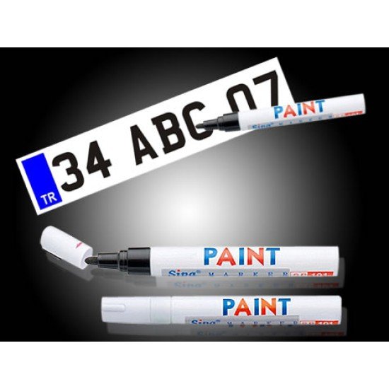 Plaka Yazı Kalemi (Siyah) Plaka Yazı Kalemi (Siyah)