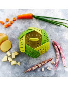 Plastik Katlanır Buharda Pişirme Aparatı Sağlıklı Haşlama Sepeti