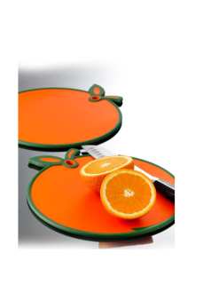 Portakal Figürlü Kaydırmaz Kesme Tahtası Doğrama Panosu