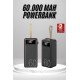 Powerbank 60.000 Mah Taşınabilir Şarj Hızlı El Fenerli Dijital Göstergeli