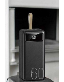 Powerbank 60.000 MAH 4 Portlu Uzun Şarj Süreli Dijital Göstergeli