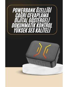 Powerbank Bluetooth Kulaklık  Kulaklığı Yüksek Ses Kaliteli