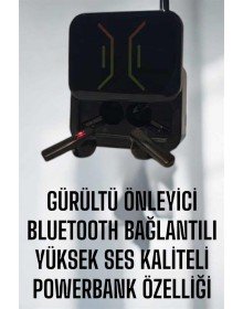 Powerbankli Bluetooth Kulaklık Yüksek Ses Kaliteli Kablosuz