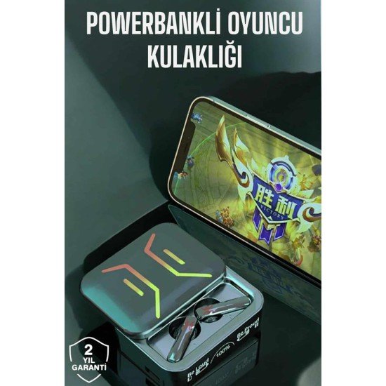 Powerbankli Bluetooth Kulaklık Yüksek Ses Kaliteli Kablosuz Powerbankli Bluetooth Kulaklık Yüksek Ses Kaliteli Kablosuz