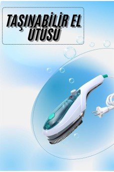 1500W Taşınabilir Buharlı Ütü | Tüm Kumaşlara Uygun, Aksesuar Setli, Kompakt Tasarım