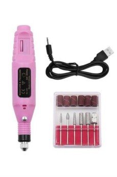 Profesyonel Manikür Pedikür Seti Törpü Makinesi Protez Tırnak Çıkarma