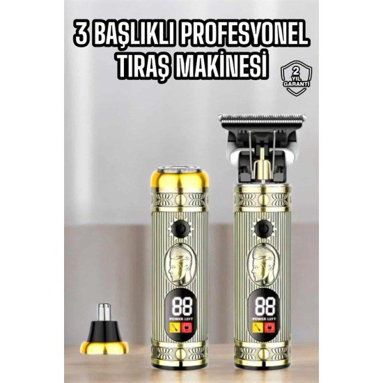 Profesyonel Saç Sakal ve Vücut Tıraşına Uygun Sıfır Sinek Kaydı Tıraş