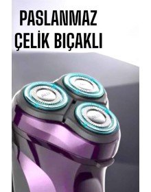 Profesyonel Şarjlı Saç ve Sakal Tıraş Makinesi Hassas Kesim
