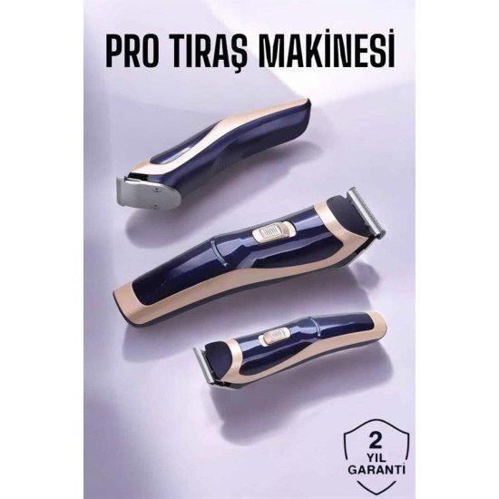 Profesyonel Şarjlı Saç ve Sakal Traş Makinesi Kolay Kullanım Profesyonel Şarjlı Saç ve Sakal Traş Makinesi Kolay Kullanım