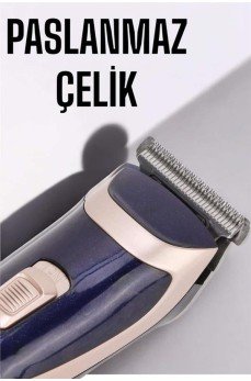 Profesyonel Şarjlı Saç ve Sakal Traş Makinesi Kolay Kullanım