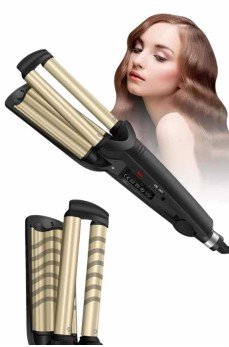 Profesyonel Seramik Kaplama Saç Şekillendirici Wag Maşa Isı Ayarlı