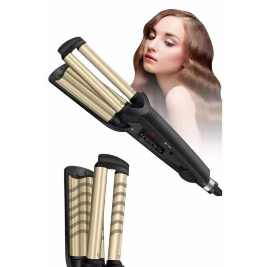 Profesyonel Seramik Kaplama Saç Şekillendirici Wag Maşa Isı Ayarlı Profesyonel Seramik Kaplama Saç Şekillendirici Wag Maşa Isı Ayarlı