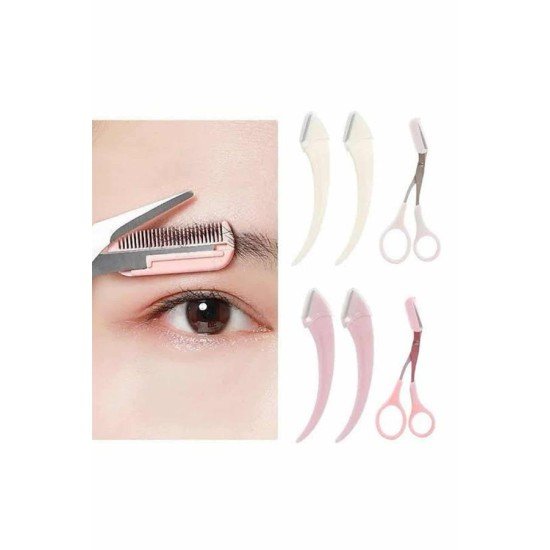 Profesyonel Taraklı Kaş Usturası ve Kaş Makası Bıyık Alma Kaş Usturası Profesyonel Taraklı Kaş Usturası ve Kaş Makası Bıyık Alma Kaş Usturası