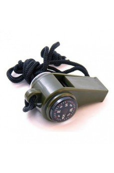 Pusulalı Termometreli Düdük - Survival Askılı Düdük