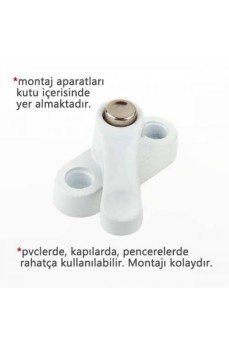 Pvc Kapı Pencere Emniyet Kilidi - ÇELİK Pvc Kapı Pencere Emniyet Kilidi - ÇELİK