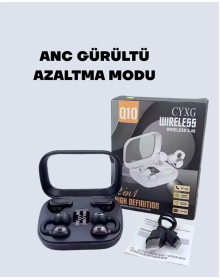 TWS Q10 Kablosuz Kulaklık – Şarj Kutulu, Yüksek Ses Kalitesi, Bluetooth 5.4