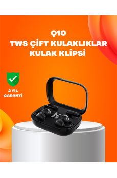 Q10 Bluetooth 5.4 Kablosuz Kulaklık – Dokunmatik, Uzun Pil Ömrü, Type-C Şarj