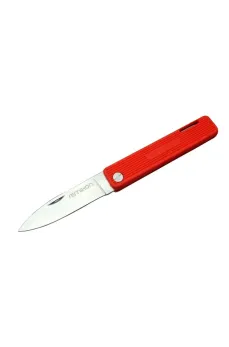 Remixon K200RED Kamp / Bahçe Çakı Kırmızı 18 cm - Manuel, Plastik Sap