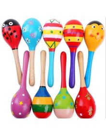 Renkli Ahşap Marakas