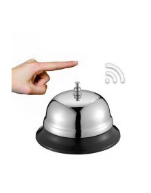 Resepsiyon Zili - Masa Zili Otel Resepsiyon Görevli Çağırma Çanı Gümüş