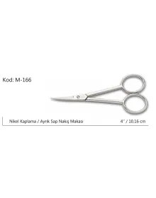 Rose Europe Ayrık Saplı Nakış Makası Süper Kalite No:4 10,16 CM