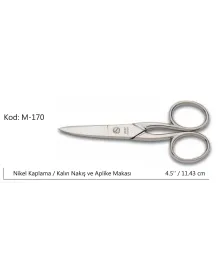 Rose Europe Kalın Nakış Makası Süper Kalite No:4.5 11,43 CM