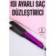 Saç Düzleştirici Isı Ayarlı Seramik Kaplama Döner Kablo Yıpranma Karşıtı