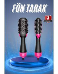 Saç Kurutma Makinesi Saç Düzleştirici Fön Tarak Isı Ayarlı Sıkı Dişli