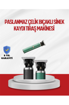 Saç Sakal Ense Paslanmaz Çelik T-Bıçak Vücut Tıraş Makinesi