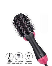 Saç Şekillendirici Ve Saç Düzleştirici Fön Tarağı Tarak Fırça 1200w Saç Kurutma