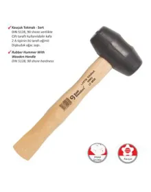 Sait Demirci Ağaç Saplı Lastik Tokmak No:70