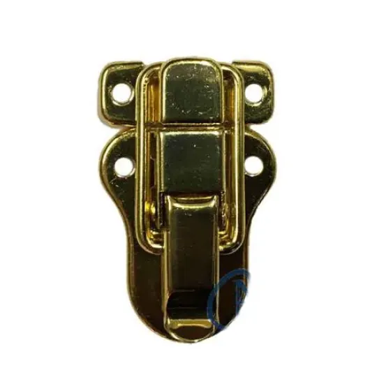 Sandık, Kutu Klipsi, Ön Kilidi - 48x30mm, Altın, 100 Adet Sandık, Kutu Klipsi, Ön Kilidi - 48x30mm, Altın, 100 Adet