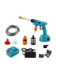 Şarjlı Oto Yıkama, Bahçe Sulama Tabancası Makinesi Yüksek Basınçlı