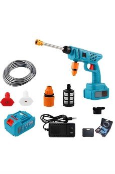 Şarjlı Oto Yıkama, Bahçe Sulama Tabancası Makinesi Yüksek Basınçlı Şarjlı Oto Yıkama, Bahçe Sulama Tabancası Makinesi Yüksek Basınçlı