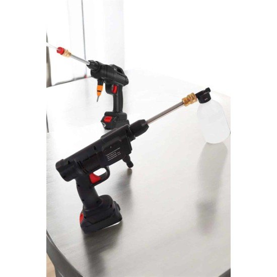 Şarjlı Oto Yıkama Tabancası Su Basınçlı Hazneli Bataryalı Şarjlı Oto Yıkama Tabancası Su Basınçlı Hazneli Bataryalı