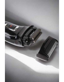 Şarjlı Paslanmaz Çelik Bıçaklı ve Kablosuz Saç Sakal Tıraş Makinesi