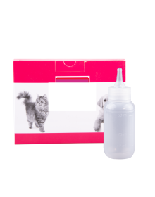 Şeffaf Pet Biberon 50 ml Yavru Kedi ve Köpekler İçin Biberon