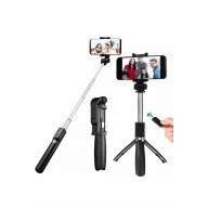 Selfie Çubuğu Tripod Bluetooth Kumandalı Selfie Çubuğu Telefon Tutucu