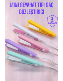 Seramik Kaplama Taşınabilir Mini Saç Düzleştirici Seyahat Dostu Tasarım