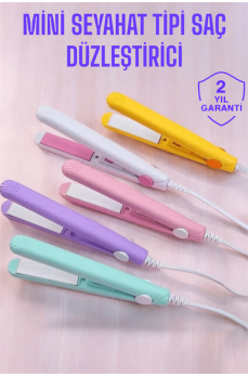 Seramik Kaplama Taşınabilir Mini Saç Düzleştirici Seyahat Dostu Tasarım Seramik Kaplama Taşınabilir Mini Saç Düzleştirici Seyahat Dostu Tasarım