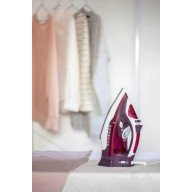 Seramik Tabanlı Kırmızı 2200 Watt Şok Buharlı Ütü