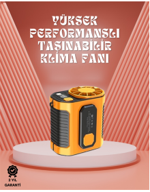 Sessiz Turbo Fan – Kamp, Spor, Ofis İçin Taşınabilir Mini Soğutucu