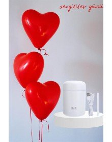 Sevgiliye Hediye Led Işıklı Hava Nemlendirici USB Şarjlı Sevgiliye Özel