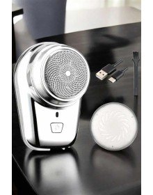 Seyahat Tipi Tıraş Makinesi Taşınabilir Kablosuz Mini Paslanmaz Çelik