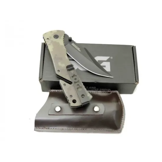 Sog Trident Çakı 21,5 cm Deri Kılıflı , Kemerlikli Sog Trident Çakı 21,5 cm Deri Kılıflı , Kemerlikli