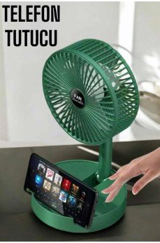 Soğutucu Vantilatör Telefon Standlı Mini Fan
