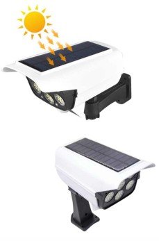 Solar Bahçe Lambası Uzaktan Kumandalı Kamera Görünümlü Hareket Sensörlü Solar Bahçe Lambası Uzaktan Kumandalı Kamera Görünümlü Hareket Sensörlü