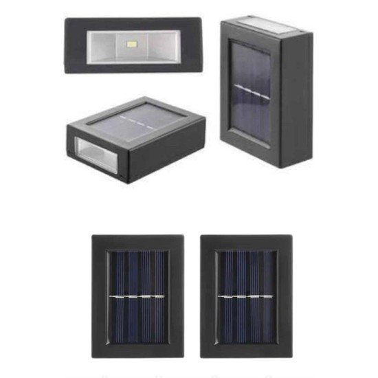 Solar Güneş Enerjili Çift Taraflı Duvar Lambası Çift Taraflı Duvar Lamba Güneş Enerjili